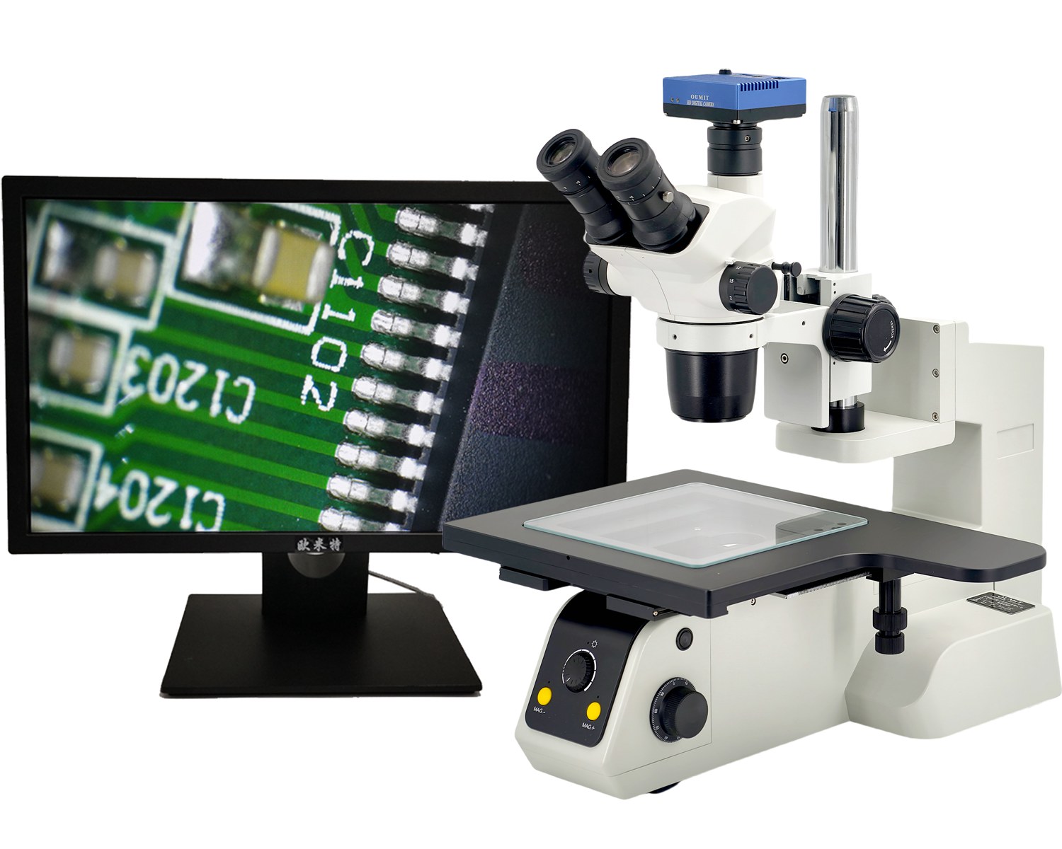苏州OMT2860HC系列高清4K研究级测量三目显微镜